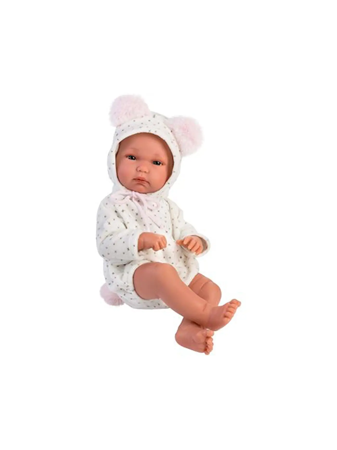 LLORENS | Babypuppe mit Schaukelzelt rosa 35cm | 